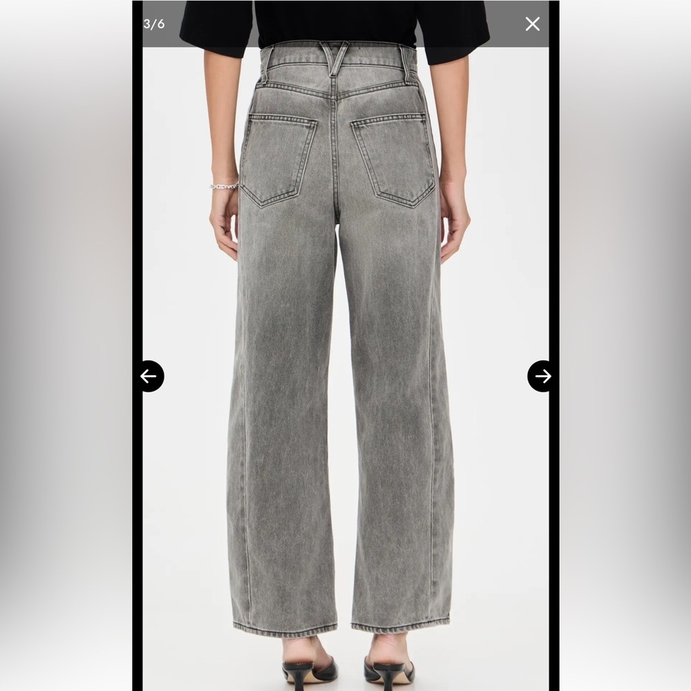 Veronica Beard Ryder Saddle Barrel Jeans 26 - Picture 4 of 13